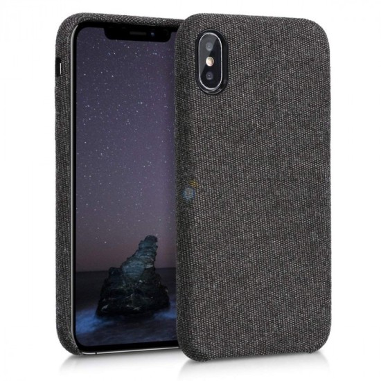 CAPA FABRIC CASE IPHONE X (5.8") PRETO